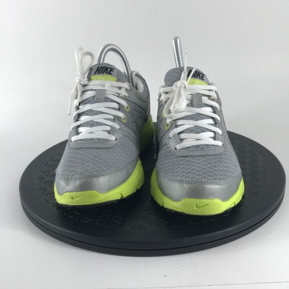 Nike Lunar Forever GS Silver/Green Running Shoes 488271-004 Women’s Size 5 - Picture 2 of 12